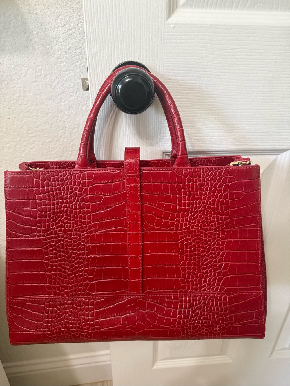 Teddy Blake Lola Croco 15” Dark Red - Picture 3 of 9
